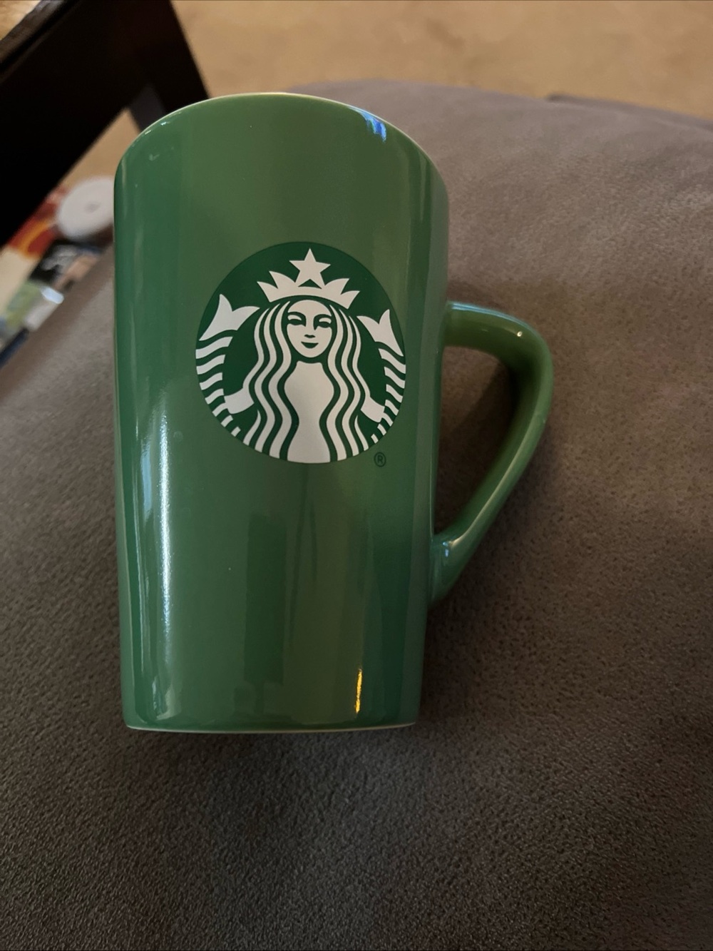 Starbucks Tall Green Ceramic Logo Mug - Green